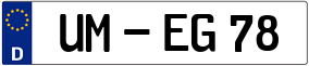 Truck License Plate